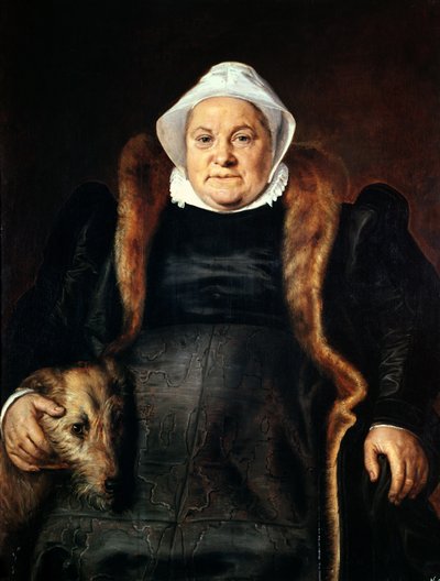 Portrait of an Elderly Woman, The Falconer